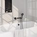 Brauer Black Carving Thermostatische Inbouw Badkraan Badvulcombinatie