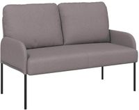 vidaXL Zitbank Taupe Kunstleer 115 x 56 x 80 cm