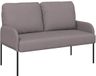 vidaXL Zitbank Taupe Kunstleer 115 x 56 x 80 cm
