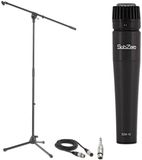 SubZero Dynamische Instrumentmicrofoon met Kabel en Microfoonstandaard