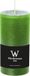 Wiedemann Bougie cylindrique/bougie pilier - bougie rustique - vert clair - 6 x 12 cm - 42 heures de combustion