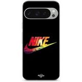 Google Pixel 9 Pro Etui nike logo gekleurd zwart voorkant Maniacase
