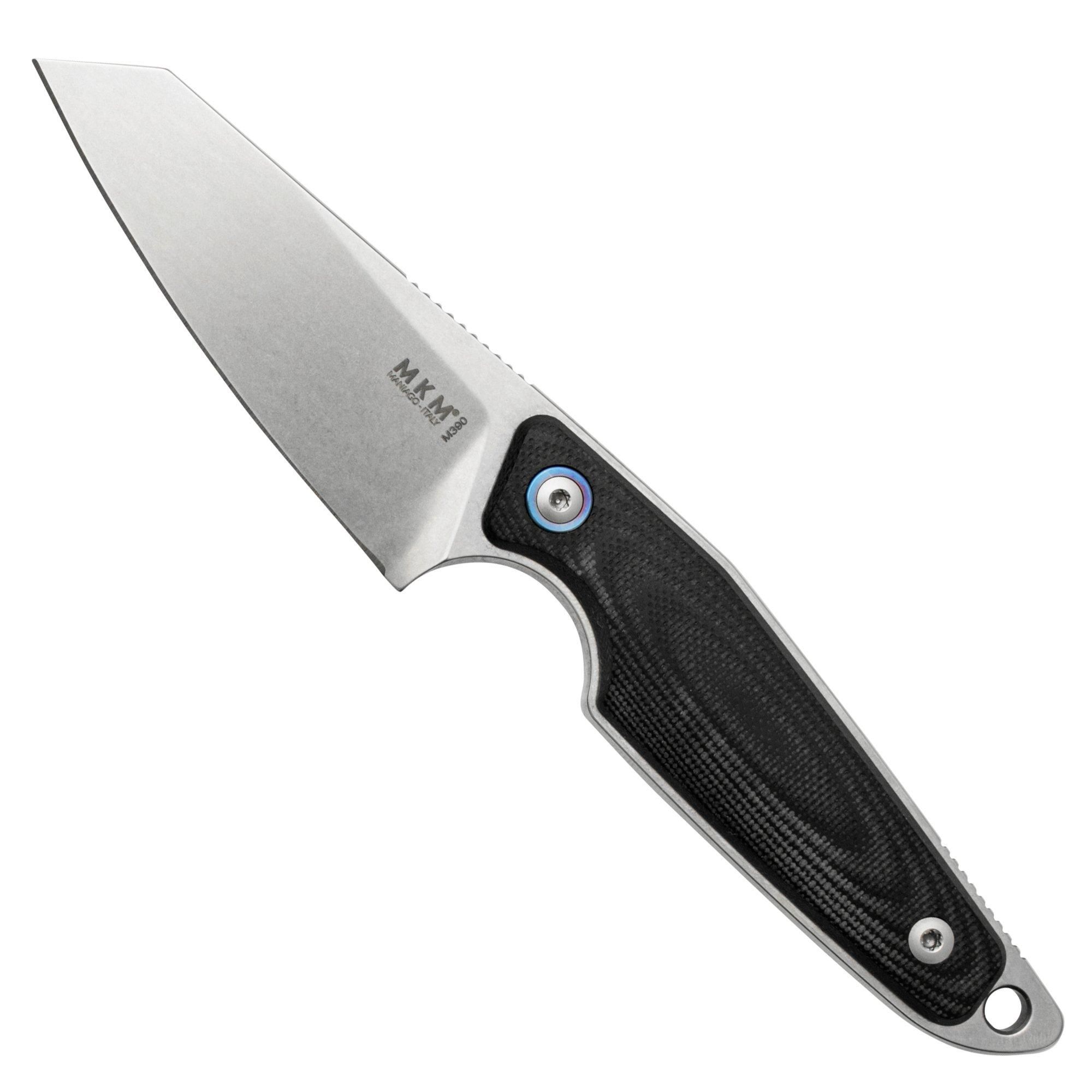 MKM Knives MKM Makro 2 Sheepfoot - Black G10 - Jesper Voxnaes design