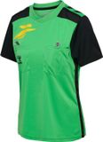 Hummel Damestrui FFHB New Referee Groen Korte mouw Colorblock Polyester XS Lente/Zomer 2025