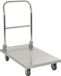 vidaXL Chariot de plateforme 82x53x86 cm acier inoxydable argenté