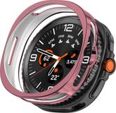 Wigento Samsung TPU beschermhoes voor de Galaxy Watch8 Classic 46mm, half doorschijnend, roze