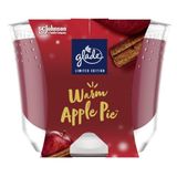 Glade Langdurige geurkaars in glas, Warm Apple Pie, tot 30 uur brandduur, 4 stuks (4 x 204 g)