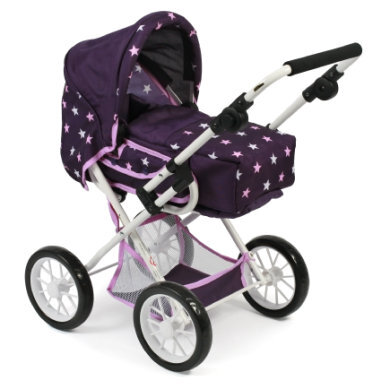 BAYER CHIC BAYER CHIC 2000 Combi Poppenwagen LENI Stars lila - Paars