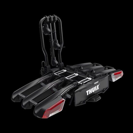 Thule EasyFold 3 - Fietsendrager - Geschikt voor 3 (elektrische) fietsen - Compact Opvouwbaar
