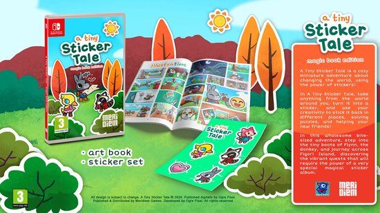 Ogre Pixel A Tiny Sticker Tale-Magic Book Edition (Switch)