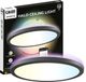 Calex Halo Slimme Plafonnière - Smart Plafondlamp 30cm - RGB en Warm Wit Licht - Zwart