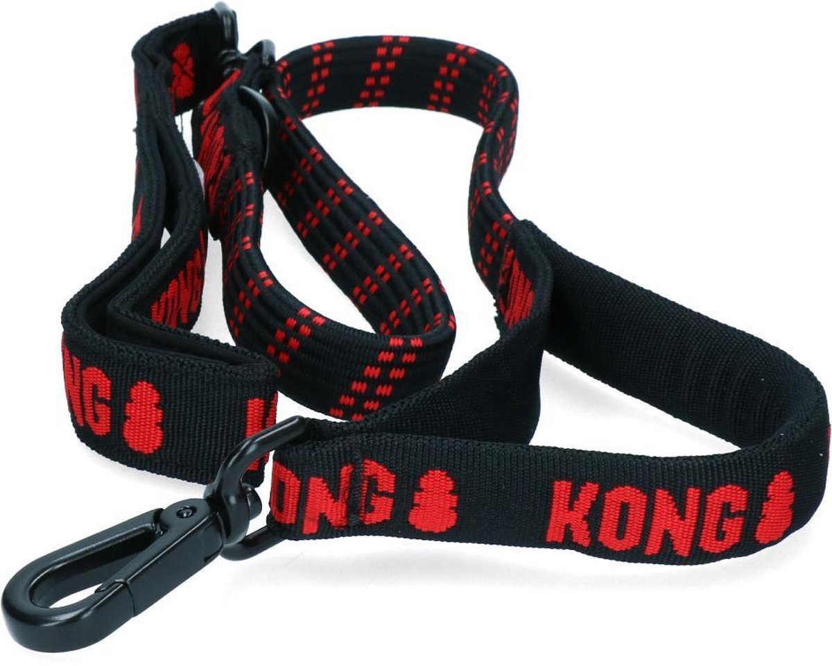 Kong Zero-shock leash One Size Black zwart