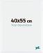 yd. Cadre photo 40x55 cm Blanc Mat MDF Catania