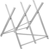 Vevor Chevalet de sciage 150kg Chevalet de sciage pour bois Chevalet de sciage Aide à la coupe Chevalet de sciage pour tronçonneuse 25cm