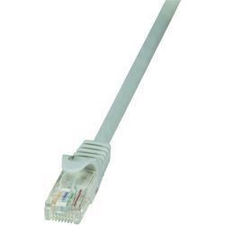 LogiLink RJ45 Netwerk Aansluitkabel CAT 5e U/UTP 3 m Grijs