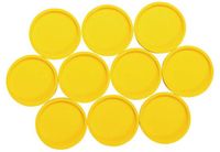 MAUL Magneet rond 10 stuks geel