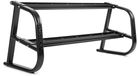 Gymstick rack 2-layer for dumbbells black 160 cm