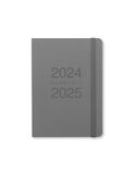 Letts of London Memo A6 academische 2024/2025 week om dagboek te bekijken - beton