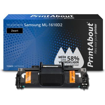PrintAbout Huismerk Samsung ML-1610D2 Toner Zwart | Compatibel