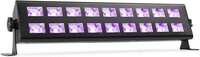 BeamZ BUV293 LED Blacklight Bar - 18 x 3W UV LEDs - Black