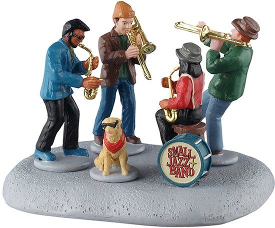 Lemax Small Jazz Band 11x12x10 cm Multicolor Kunststof