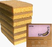 Lante Eco Schuurspons - 6 stuks - Bruin & Geel
