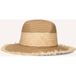GUESS Hoeden Ofelia Raffia Fedora Zand