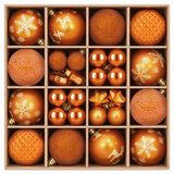 vidaXL Kerstballenset - 88 st - Brons - Ø 6 cm - Kunststof