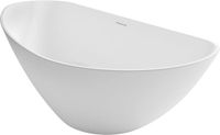 RIHO Granada baignoire solid surface autoportante 190x90cm blanc