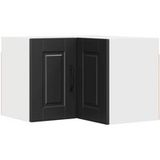 Armoire de cuisine meuble de cuisine noir 57 x 57 x 40 cm bois d'ingénierie