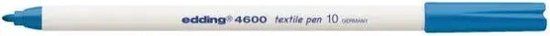 edding 4600 Textiel Viltstift - Lichtblauw - 1mm - 10 stuks