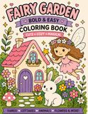 Fairy Garden Bold & Easy Coloring Book