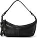 LIEBESKIND BERLIN Leren schoudertas Paris II Hobo Bag Black zwart