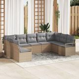 Maison Exclusive - Ensemble de canapés, 9 pièces, beige
