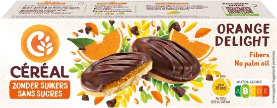 Céréal Zachte Koekjes Sinaasappel Delight - 140 gr