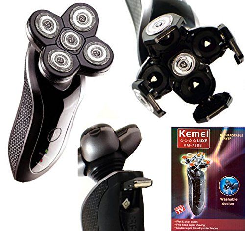 Kemei KM-7888 Wasbaar scheerapparaat 5-kop scheerapparaat