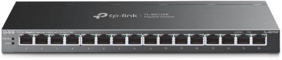 TP-Link TL-SG116P 16-Port Gigabit Ethernet Switch - Unmanaged