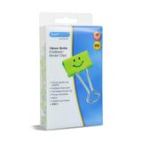 Rapesco 1423 19 mm Smiley Papierklemmen, Groen, Verpakking van 80