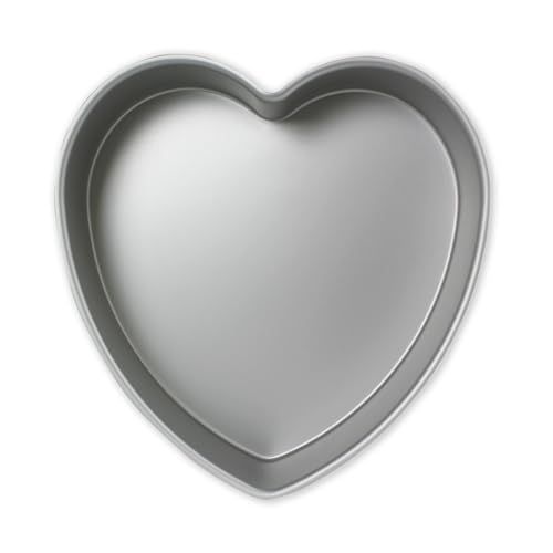PME Geanodiseerd aluminium hart taartvorm 8 x 7,5 cm diep