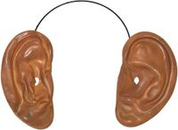 Funny Fashion Diadeem met grote oren - Carnaval - jumbo oren - verkleed accessoires - 14 cm