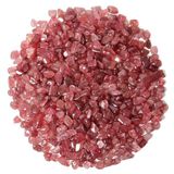 1 Orientrea 500 g rode aardbeienkwarts, rode edelstenen, rode aardbeienkwarts, laadstenen/mini-chips, rode aardbeienkwarts, verpakt in een doos