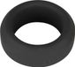Black Velvets Siliconen Penis Ring Zwart