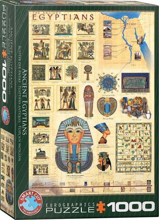 Eurographics Oude Egyptenaren - 1000 stukjes puzzel - 8+ jaar