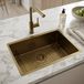 Pure.Sink Spoelbak 55x40 cm antiek brons onderbouw, vlakinbouw en opbouw