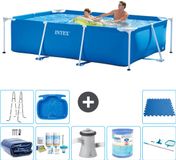 Intex Rechthoekig Frame Zwembad - 260 x 160 x 65 cm - Blauw