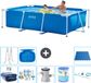Intex Rechthoekig Frame Zwembad - 260 x 160 x 65 cm - Blauw