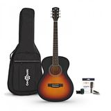 Gear4music Akoestische Studiegitaar & Accessoireset, Sunburst