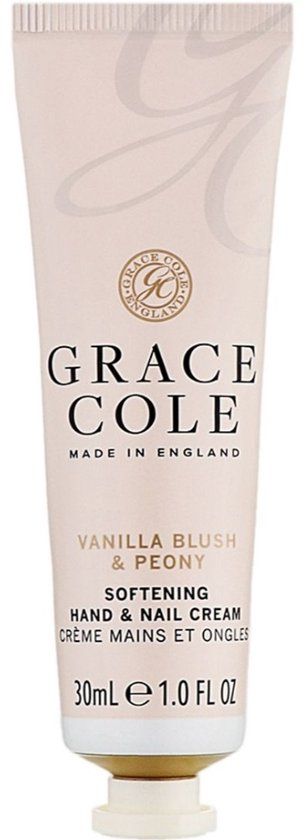 Grace Cole Vanilla Blush & Peony Hand and Nail Cream - 30ml