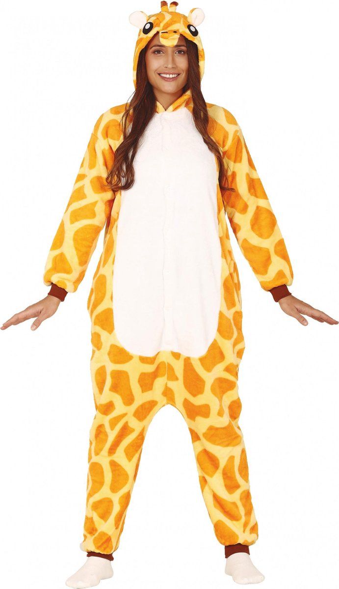 Fiestas Guirca Giraffe Costume Women Yellow Size L