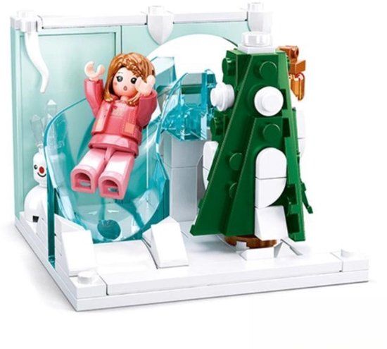 4KidsOnly Sluban Seizoen Winter Bouwset 109 onderdelen
